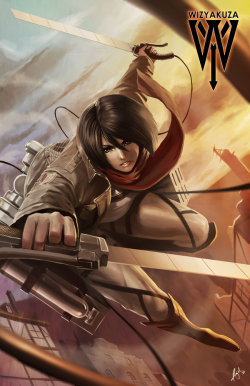 mikasa SNK by wizyakuza 