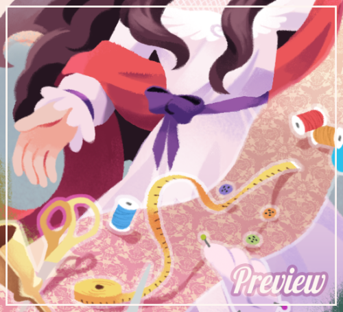 a wip crop of my card, The Magician, for @ccstarotproject ! follow the tumblr for more wips of the o