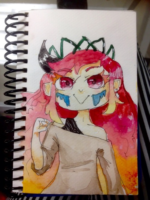 @alstroenomeria&rsquo;s cutie &gt;:0c I&rsquo;m not able to do digital stuff right now c