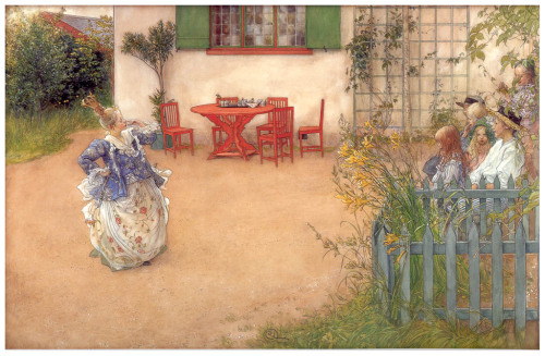 Lisbeth in ‘Blue bird’, 1900, Carl Larsson