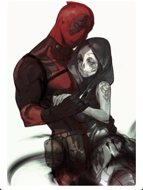 Okay now I’m a massive Spideypool shipper but I have to admit that I love this picture and I l