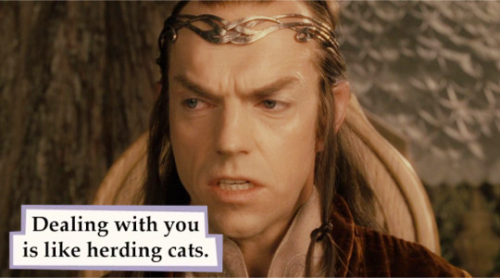 sauwuron:lotr + guide to troubled birdsbonus: