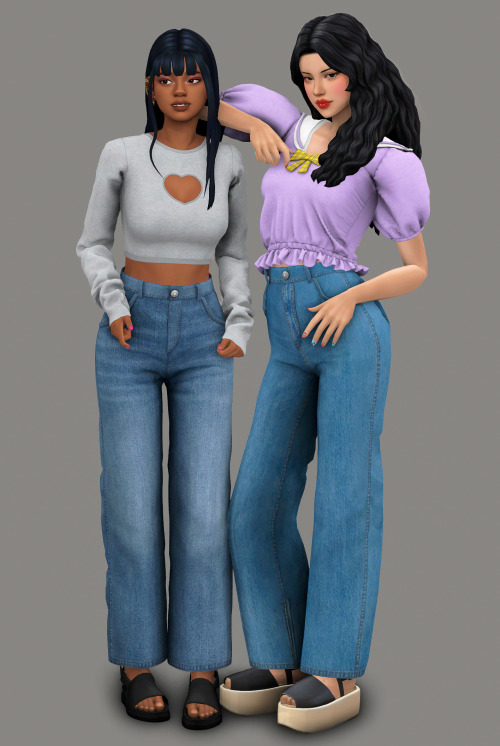 eunosims: straight fit wide denimDownload (Early Access) May 31 