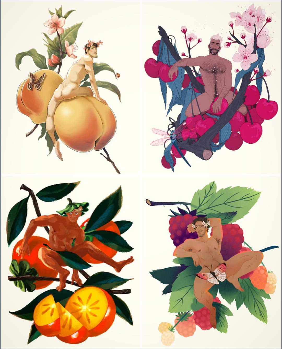 homoillustrated:  parkkennypark:  The #messieursdesfruits pre-orders have been extended