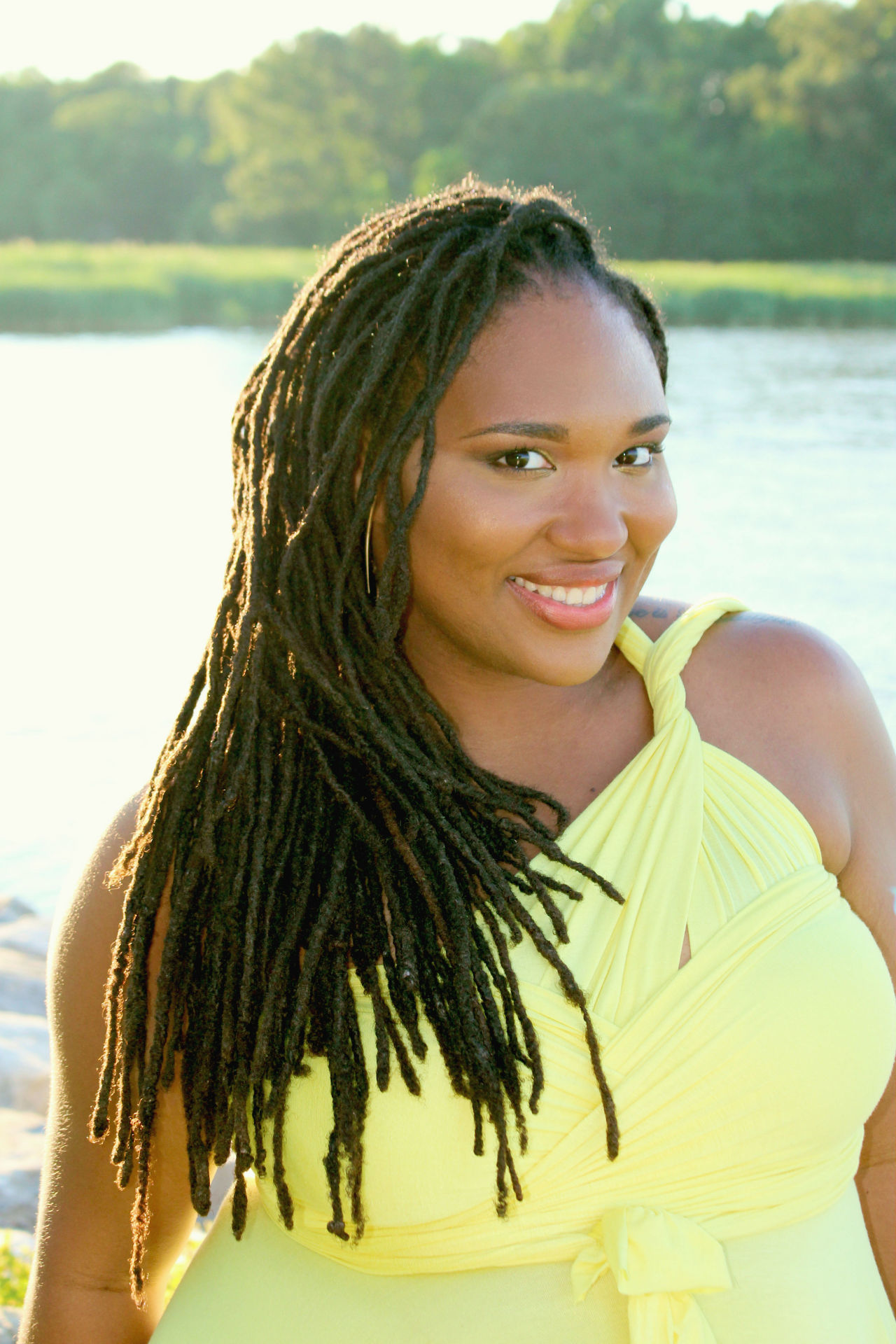 athickgirlscloset:  New Post! Yellow Beauty on the Water!