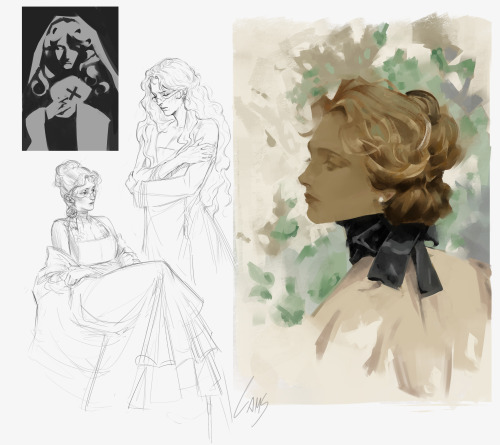 Painting Study And Christine