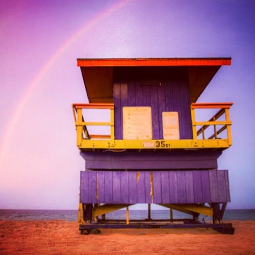 Miami beach lifeguard stand #miamibeach #miami #lifeguardstand #lifeguard #artdeco #florida #photoof