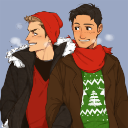 miyajimamizy:  Nobember’s coldness brought back some lovely Jeanmarco feels, specifically LAD (Like a Drum) Jeanmarco! 😁 Shot after the last comic i did of them back then.Instagram