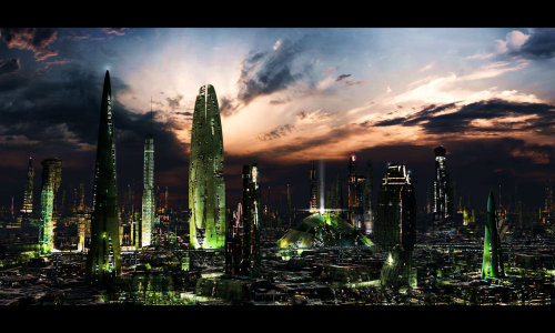 thecyberwolf:  Futuristics City - Concept Art  by Scott Richard (Rich35211) Website - CGHUB - Facebook 