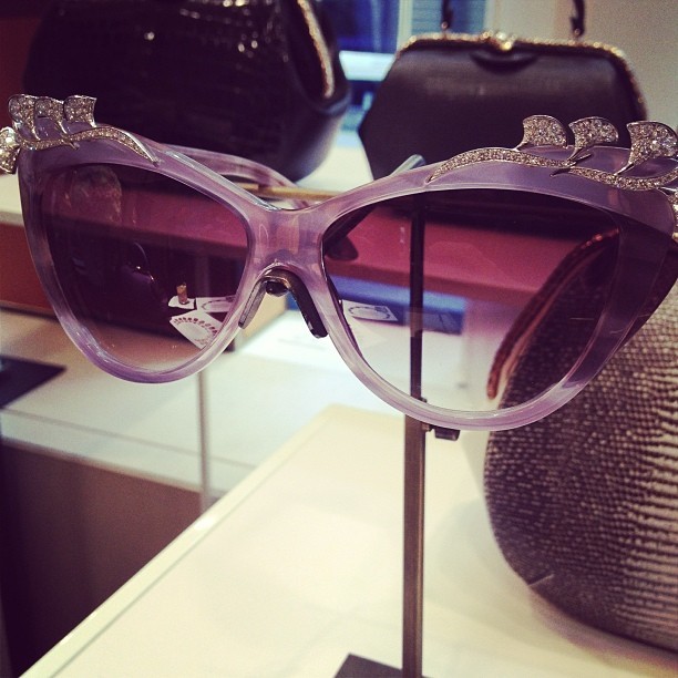 officialstyledotcom:  I see diamonds… @bulgari new shades. ML