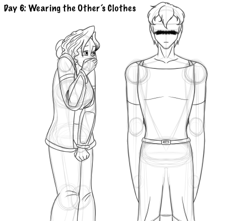 OTP-urary Day #6: Wearing the Other’s ClothesRodney was used to wearing skirts since he was a 