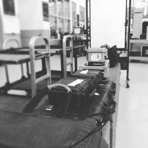 Prep at sim before another shooting block. Spending a lot of time here lately but I can’t comp