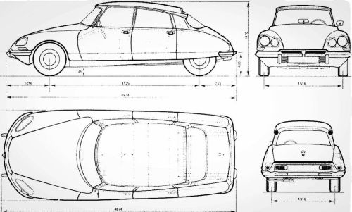 Désirée Spéciale #ds  1955, voiture non-conformiste Flaminio Bertoni Andr&eacut