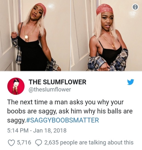 eccentric-nae:  roseroyalty:  mejustdoingme:  ithelpstodream:   Chidera Eggerue, 23, used to resent her drooping breasts and dreamed of the day she could get a boob job. Now she is encouraging women to love their bosom buddies – no matter the size or