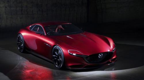 Mazda unveils the RX-VISION Rotary Sports Car Concept at the 2015 Tokyo Motor Show. Here’s the official skinny on this one:
“RX-VISION represents a vision of the future that Mazda hopes to one day make into reality; a front-engine, rear-wheel drive...