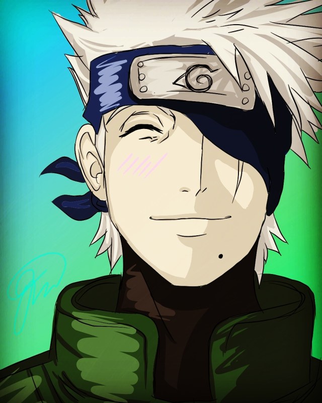 #kakashi smile on Tumblr