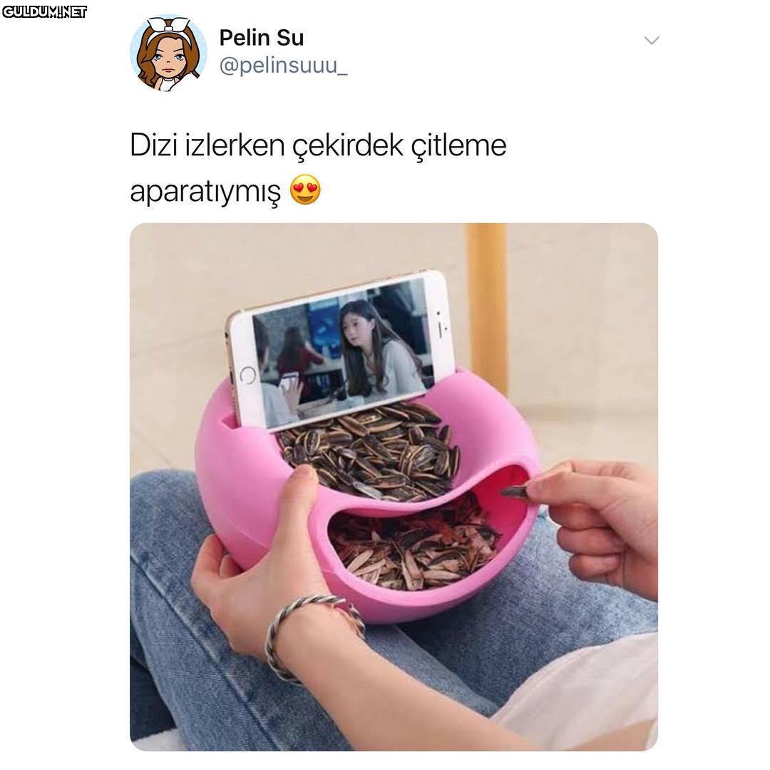 Dizi izlerken çekirdek...