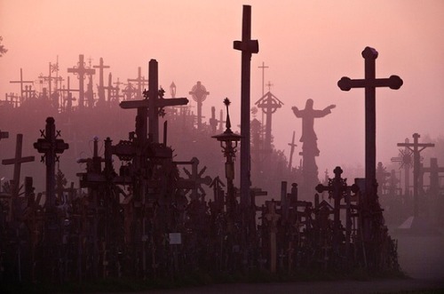 ominousplaces:Week of December 29th: The Hill of Crosses.Hill of Crosses.By Amos Chapple.