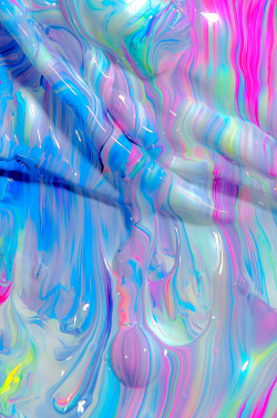 Jedavu:  Swirling Photographs Of Mixed Paint By Mark Lovejoy 