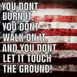 󾓦 Freedom of speech my ass!!! If you can&rsquo;t follow these rules and respect our flag then you shouldn&rsquo;t be here!!! 󾓦