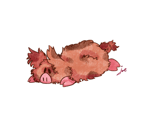 ​a pretend fluffy piggy plush commission for @everyones-favorite-ram-girl​