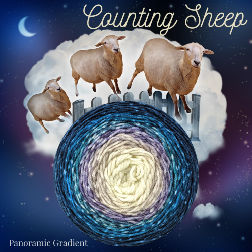 Snuggle up with the calming, yet stylish Counting Sheep Gradient and you will be relaxed in no time!