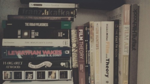 sarasarai:I was tagged by magpiefangirling ages ago for a bookshelves meme, and while I’m actually i