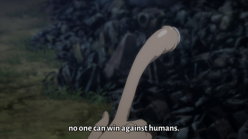 cuchallain:  Deep as fuck lessons from parasyte. No one can win against humans, not even those who aren’t even fighting.