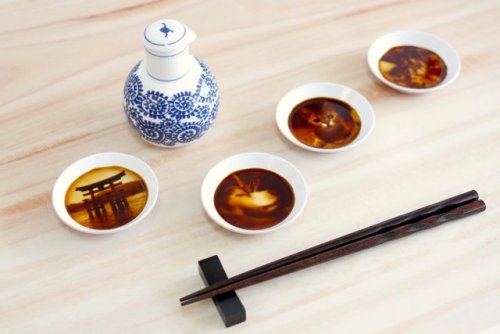 Soy sauce art dishes by Re De Stu