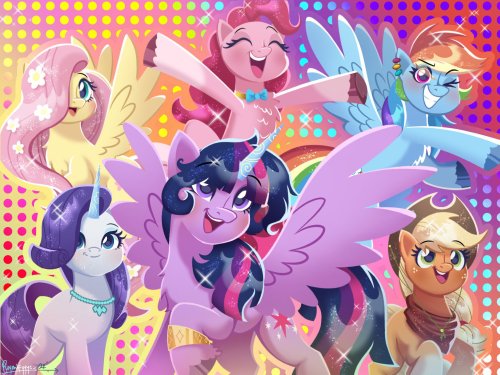 texasuberalles:Mane 6 by puyonifyyyc_