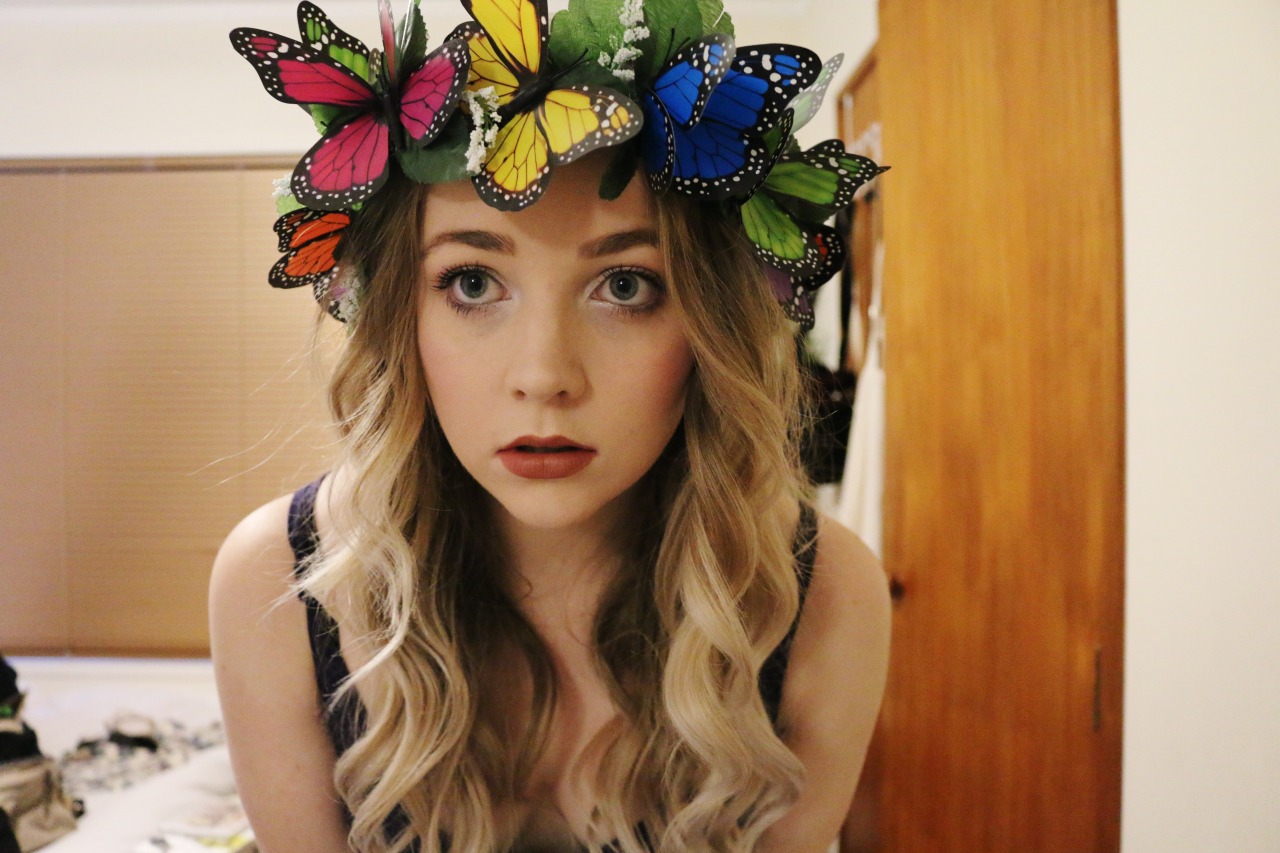 happyexistence:  Butterfly crown &lt;3