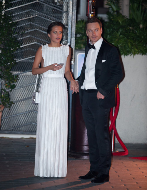 #MichaelFassbender & #AliciaVikander en el AfterParty de Los #GoldenGlobes 01.10.2016HQ FOTOS &g