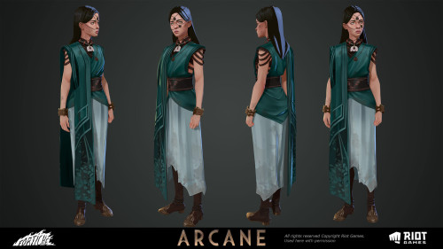 ARCANE | Princess and Necklace Texturing | Céline Giglio