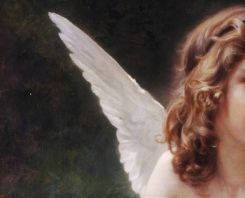 die-rosastrasse:William-Adolphe Bouguereau French, 1825-1905Cupid (detail)