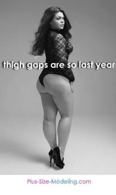 achubbycupcake:  Thigh gaps should never
