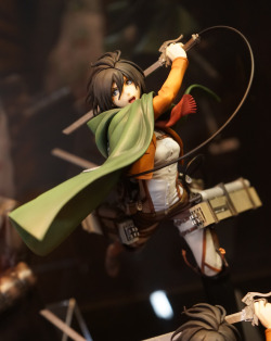 More looks at Union Creative&rsquo;s two Mikasa figures! (Source)Based off of Asano Kyoji&rsquo;s designs: