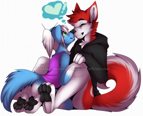 fudge-the-otter:Commission - PyroChan by Slushie-Nyappy-PawsHnnng <3