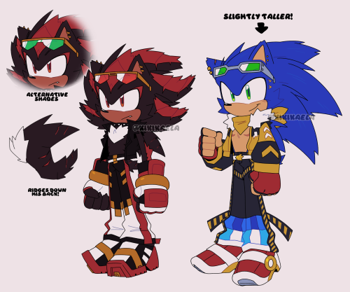 Sonic Riders: Meteoric Metro AU - Sonic And Shadow!