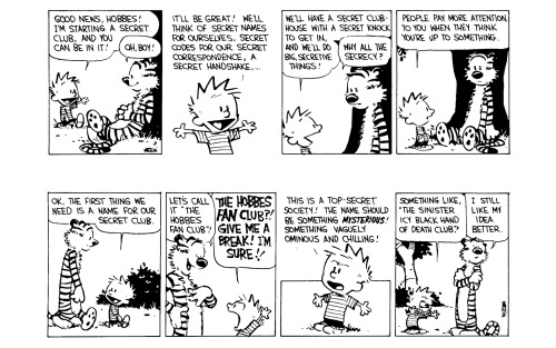 Calvin starts the G.R.O.S.S. club (and also wrecks his parents&rsquo; car). Part 1.