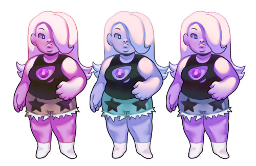 Amethysts.