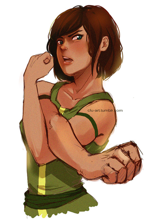 clu-art:  Yesss~ book 4 is out now I’m trying to draw Korra whenever I can ;3; 
