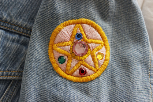 XXX paciamor:  My Sailor Moon embroidery project photo