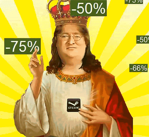 riftoff:  futurastic:  TONIGHT’S THE NIGHT  steam sale start tomorrow, likely noon pacific time  OH SHIT