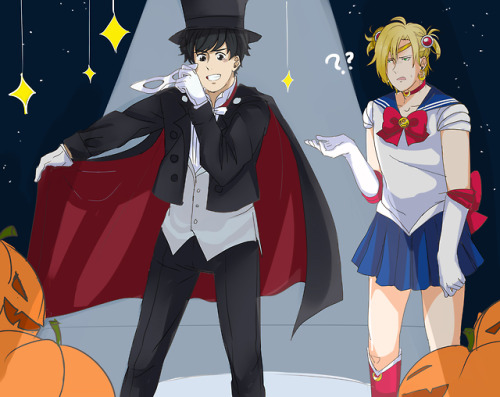 So today I found out Eiji and Tuxedo Mask have the same VA so I did the only thing I could imagineSo