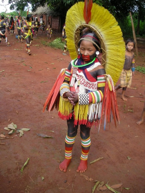 The kayapo are aesthetically (&amp; culturally) really fascinating. I would love to see people like 