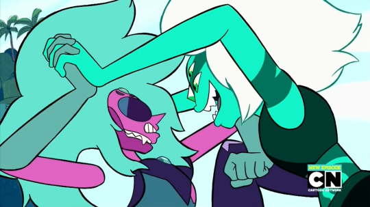 Yeah, we’re only two episodes in and I’m already predicting the season finale. Spoilers below:The season opens with Jasper taking full control of Malachite and when she does, she realizes just how powerful she can be.“You know there really is something