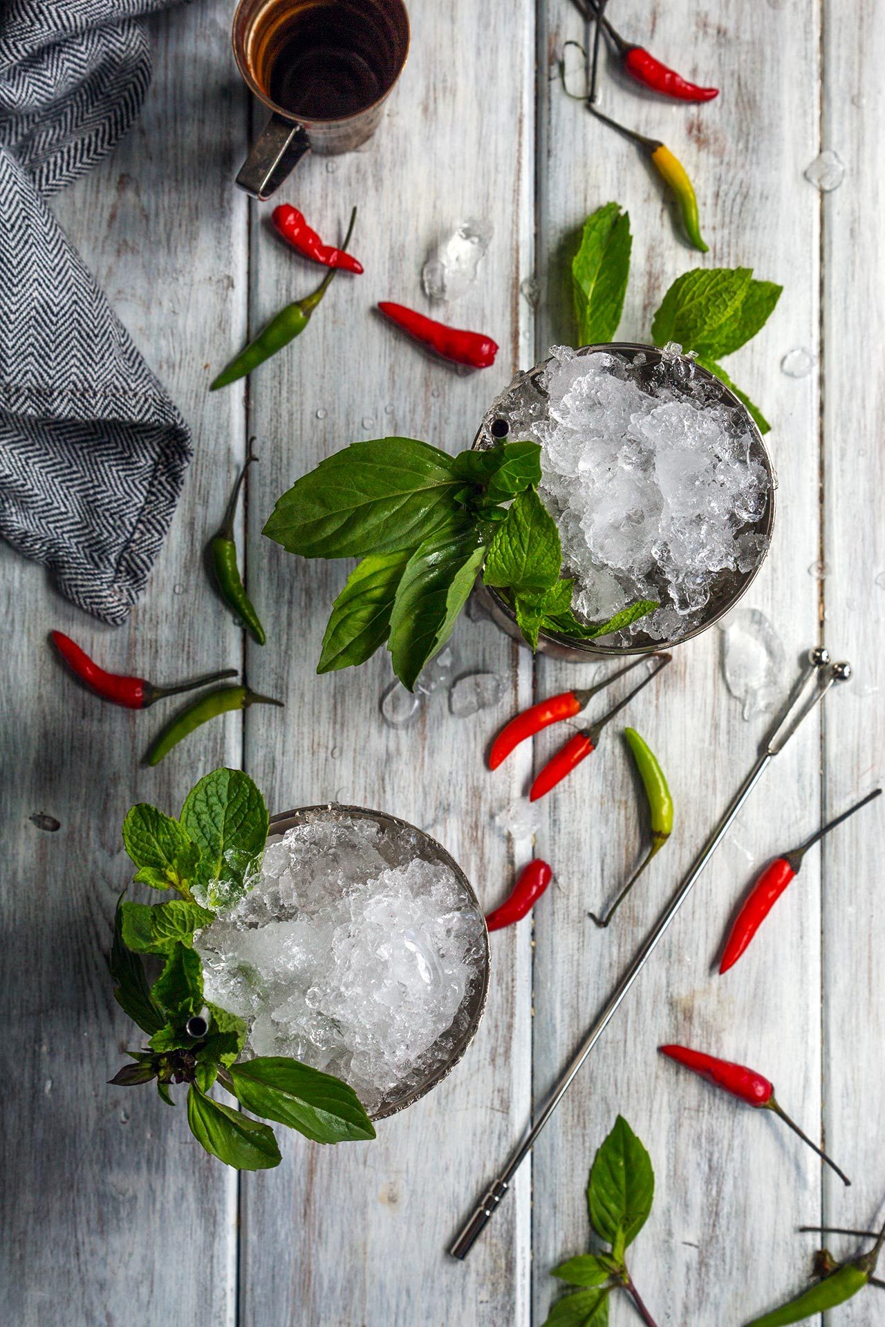 sweetoothgirl:  Spicy Thai Mint Julep 