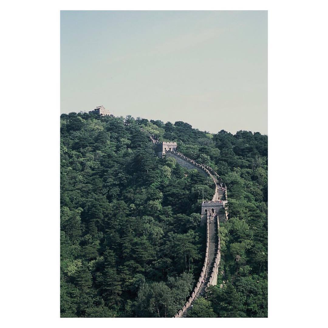 Got my first rolls from China: This photo is from a wonderful hike on the Mutianyu part of the Great Wall. August 2018, Leica M6 & Fuji Velvia. #outside (at...