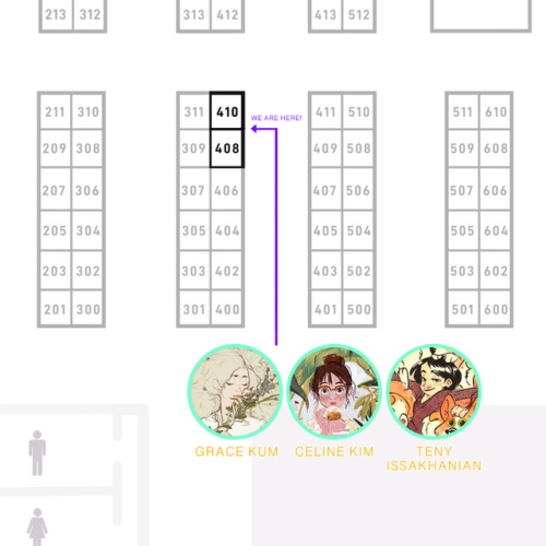 I’ll be tabling at Lightbox Expo this year! Will be at table 408+410 with the lovely @celine-kim and