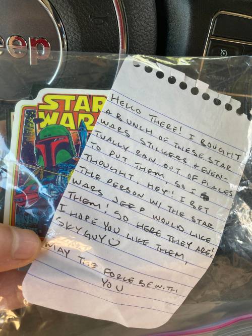 webofstarwars:Random Acts of Kindness